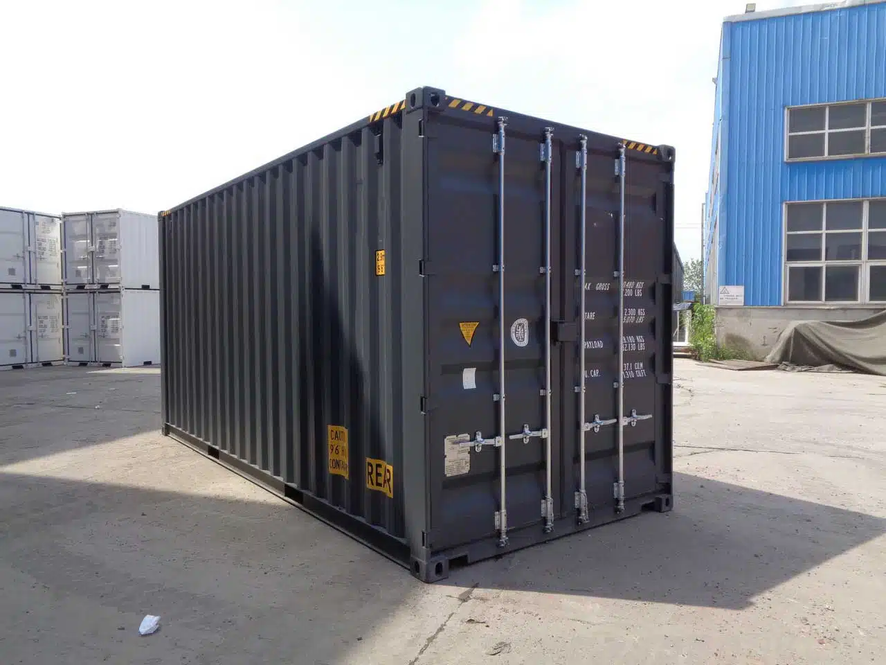 20_fuss_high_cube_double_door_seecontainer_seite_tueren.webp 20stopový vysoký kontejner ISO pro skladování chemikálií - Obrázek 1